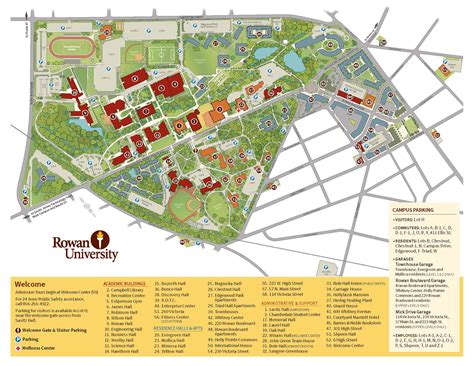 rowan university nj map
